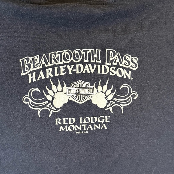 XL Harley Long Sleeve V Neck Tee - Picture 3 of 5